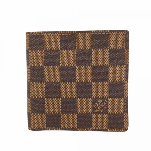 Louis Vuitton Damier Porte-Biere Carte Credit Monet Ebene Wallet N61665 Men's - Picture 1 of 11